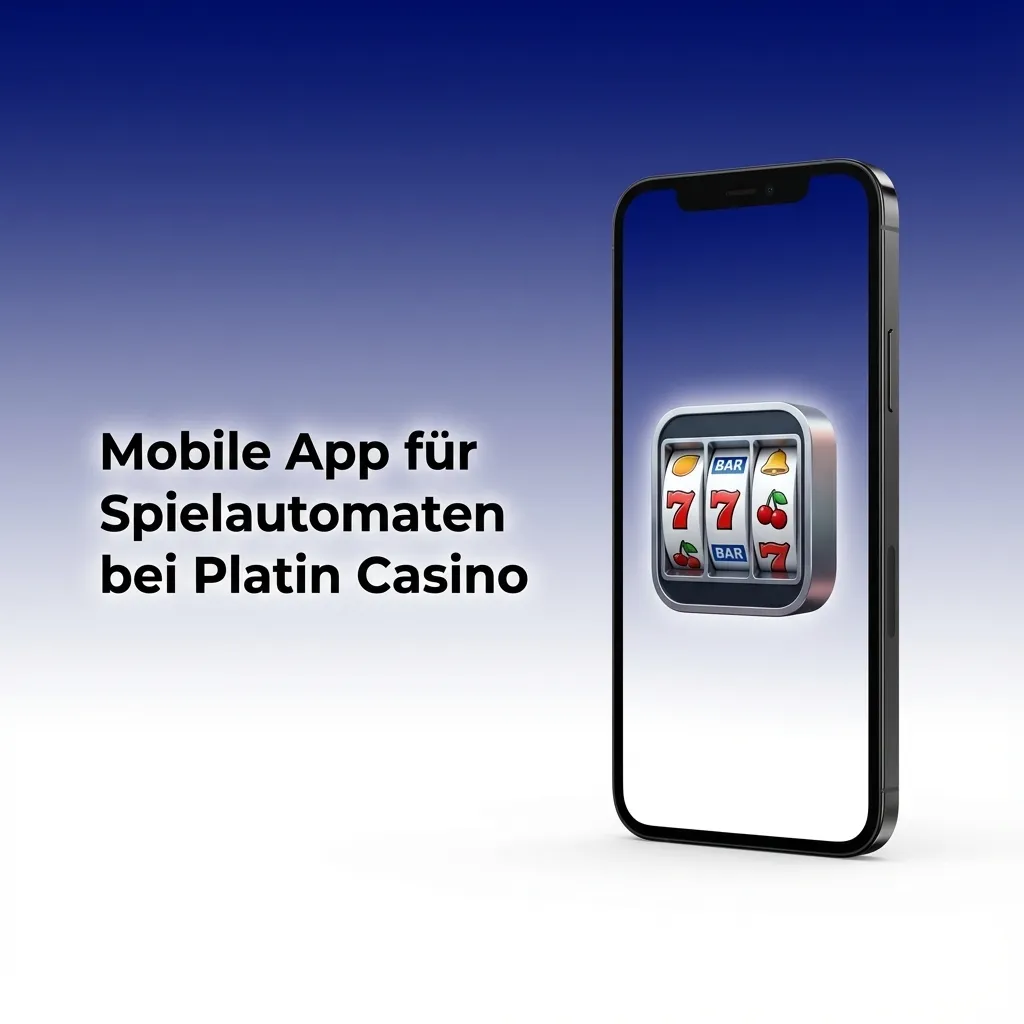 Platin Casino mobile App auf Smartphone zeigt Spielautomaten-Lobby mit Touch-optimierter Benutzeroberfläche