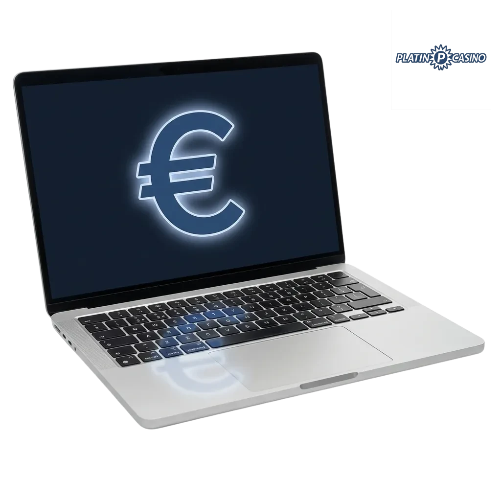 Platin Casino payment methods including Dogecoin, VISA, Mastercard, and e-wallets with €20 minimum withdrawal limit