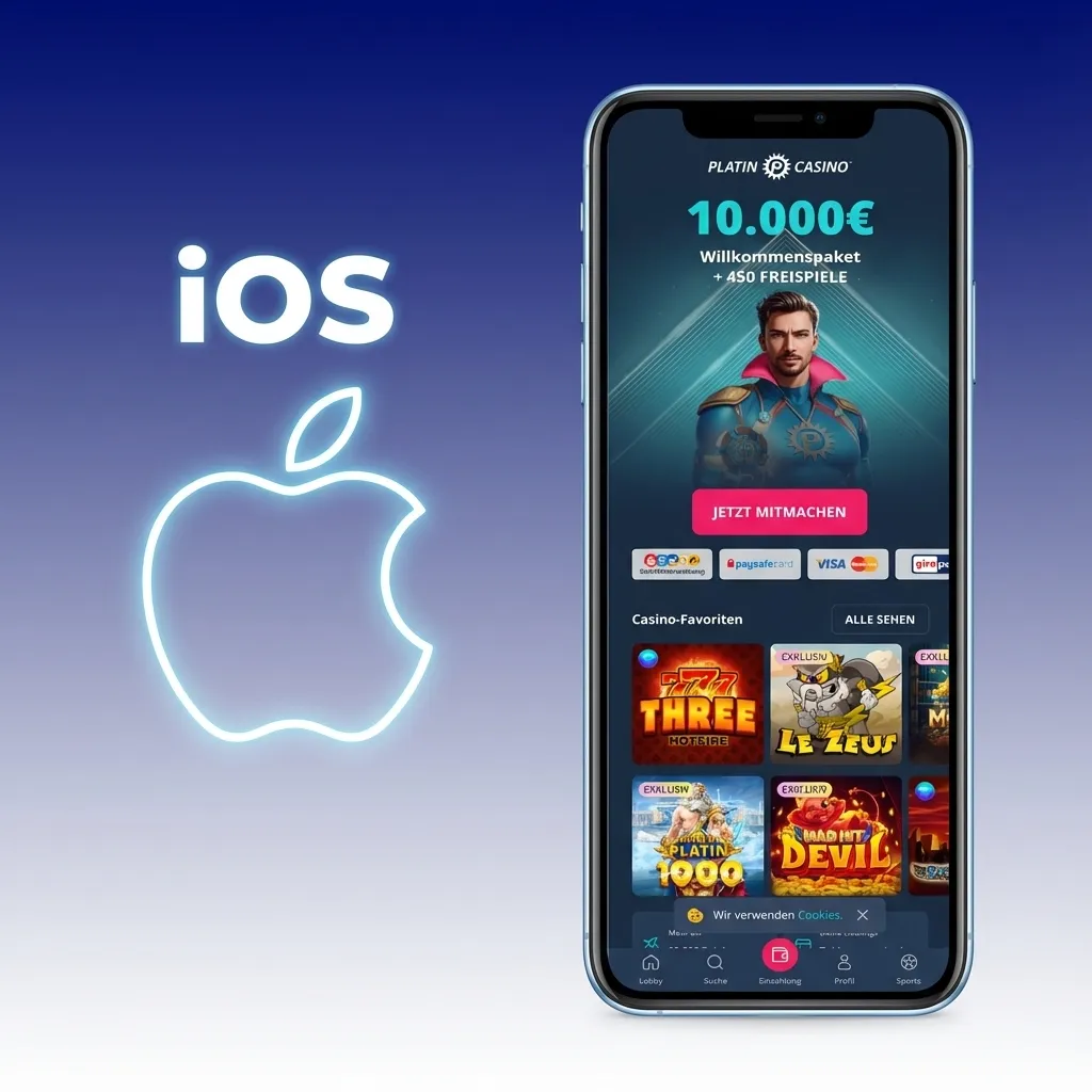 iOS app in development; use mobile website by adding to home screen for app-like access on iPhone