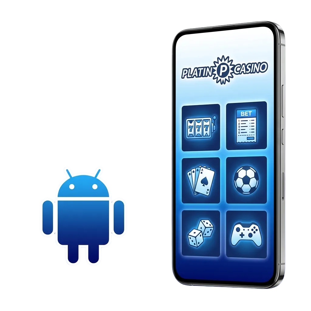 Android-App für mobiles Wetten und Casino-Spiele, kostenloser Download verfügbar