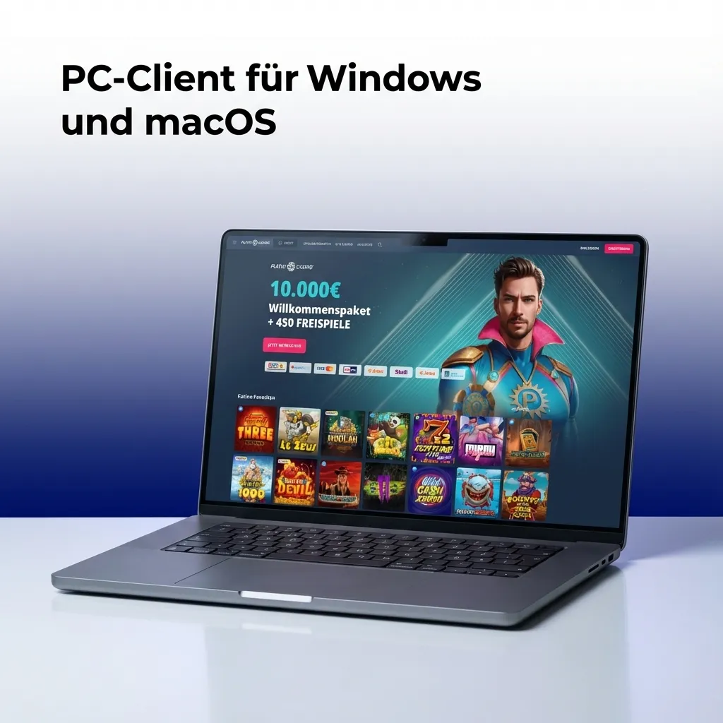 Platin Casino website interface showing browser-based gaming without desktop client for Windows or macOS