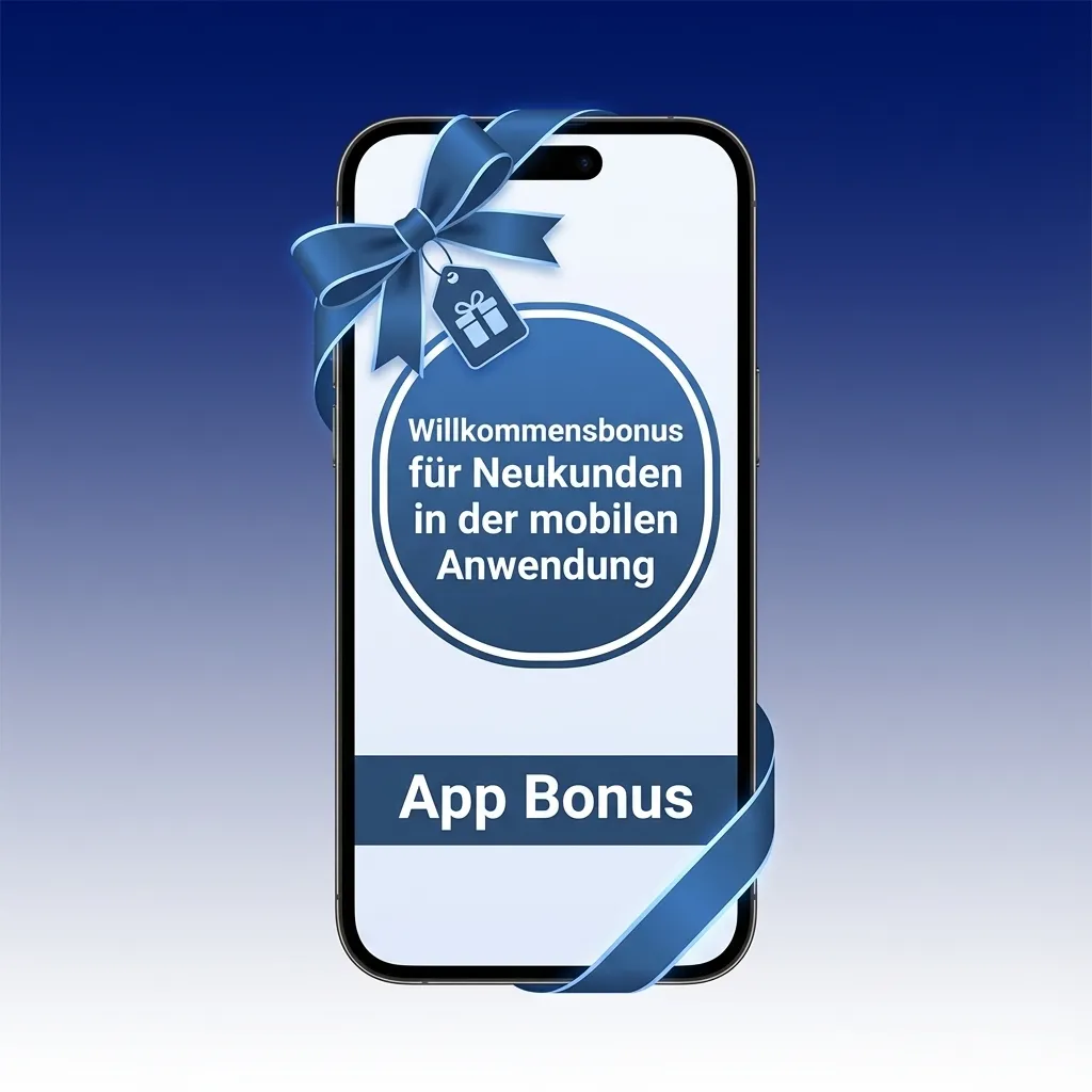 Mobile app welcome bonus screen showing sports and casino bonus options for new customers
